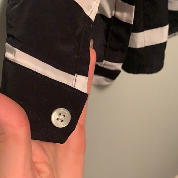 Navy Striped Blouse   - Picture 5 of 7